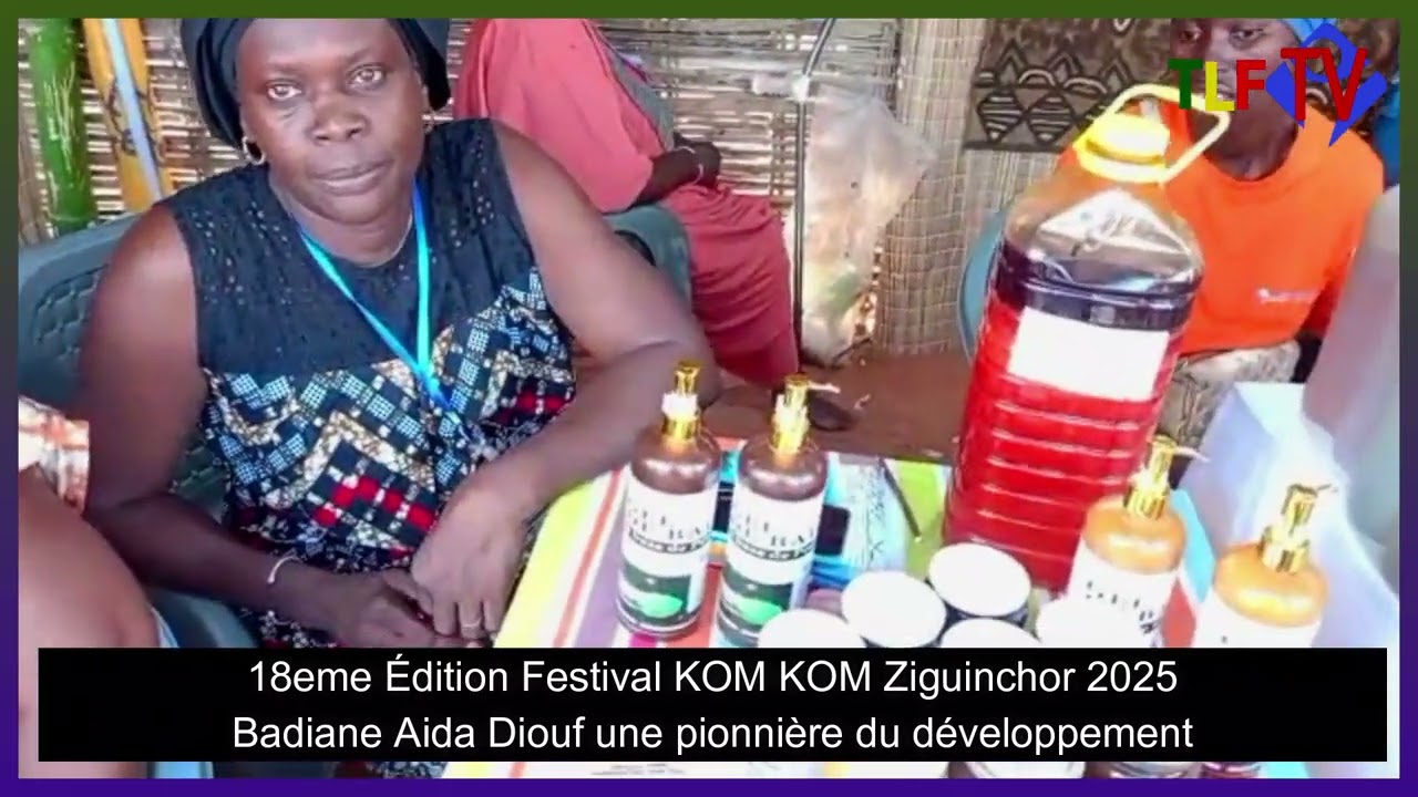 18eme Édition Festival KOM KOM Ziguinchor 2025Badiane Aida Diouf une pionnière du développement