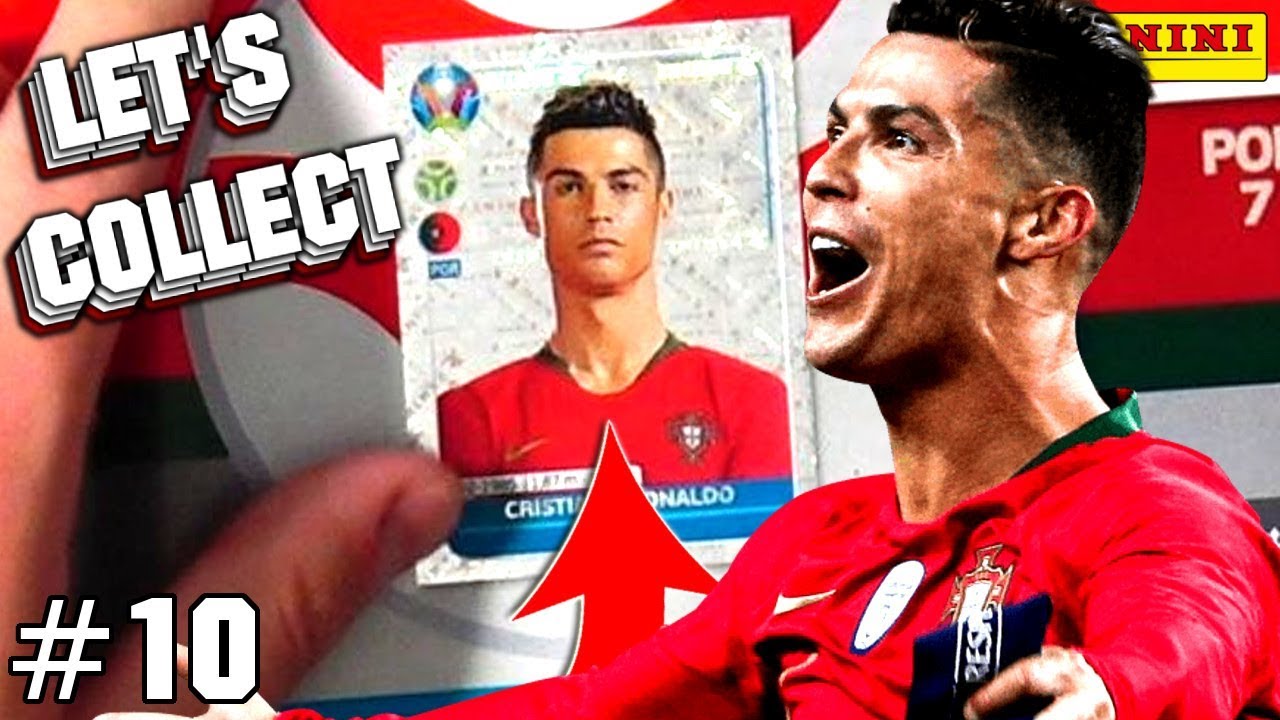 Panini UEFA EURO 2020 STICKER: LET'S COLLECT #10 RONALDO im PACK!