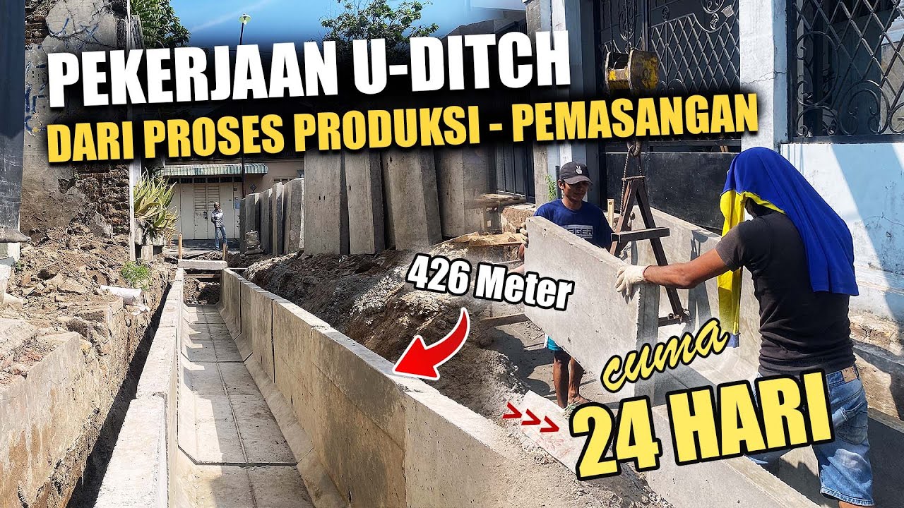 Produk U Ditch, Solusi Cepat untuk Saluran Drainase | CV Berkah Mitra Kontruksindo Semarang