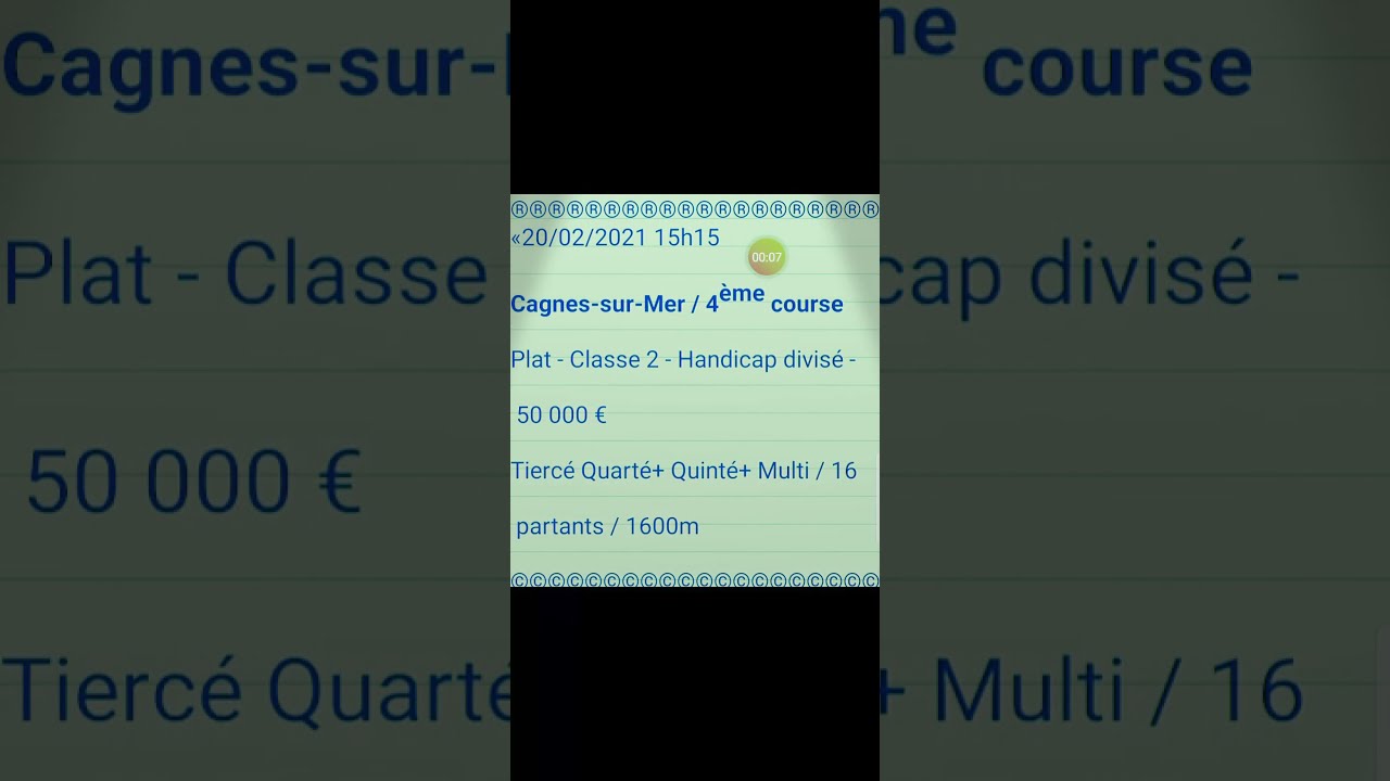 Tierc&eacute; Quart&eacute;+ Quint&eacute;+ Multi / /20/2/2021.