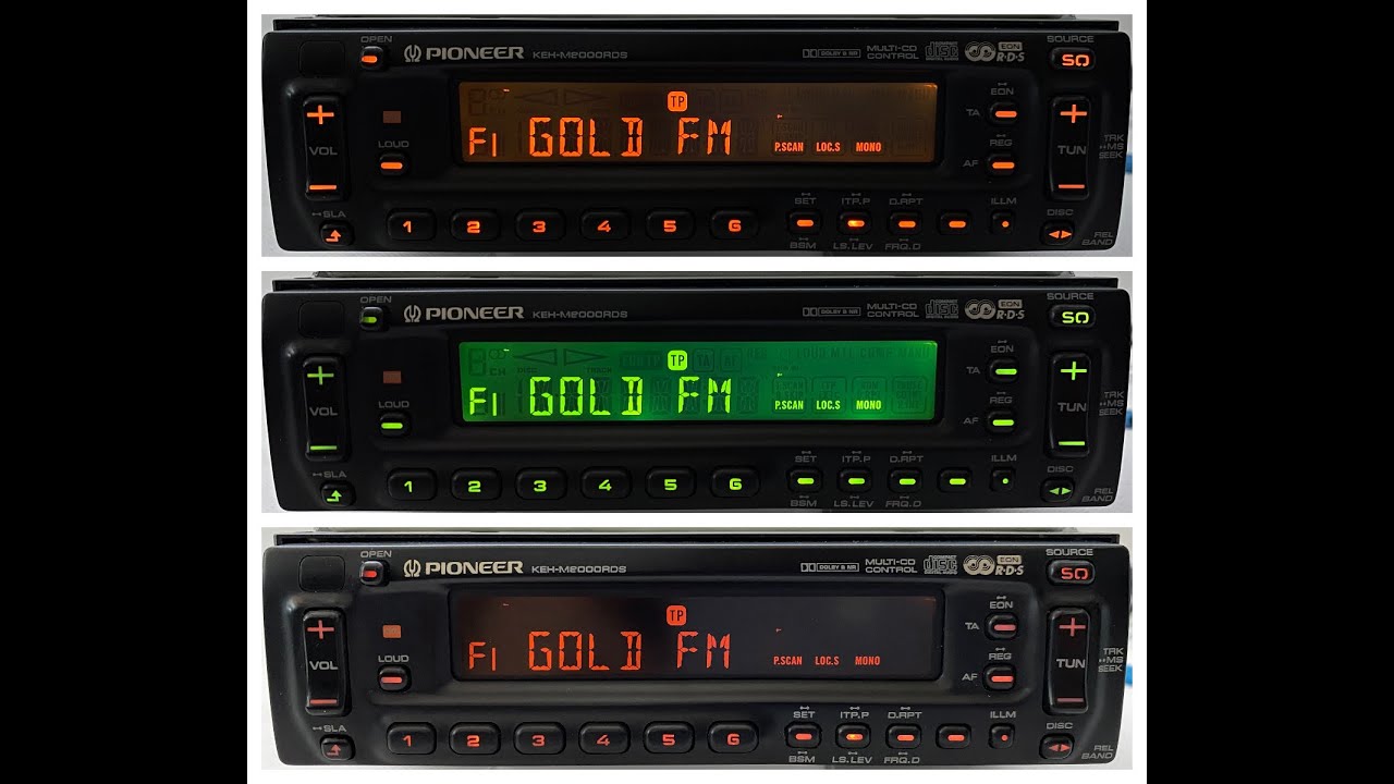 1990s High-End Pioneer KEH-M8000RDS Car Cassette Radio Player / Testing - FOR SALE