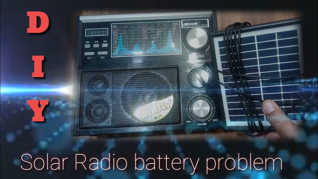 Solar Radio battery problem