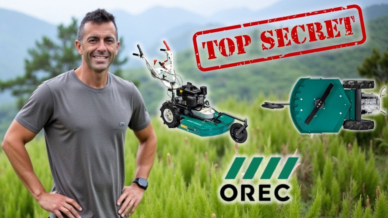 Desbrozadora OREC 61H: tracción brutal en zonas difíciles
