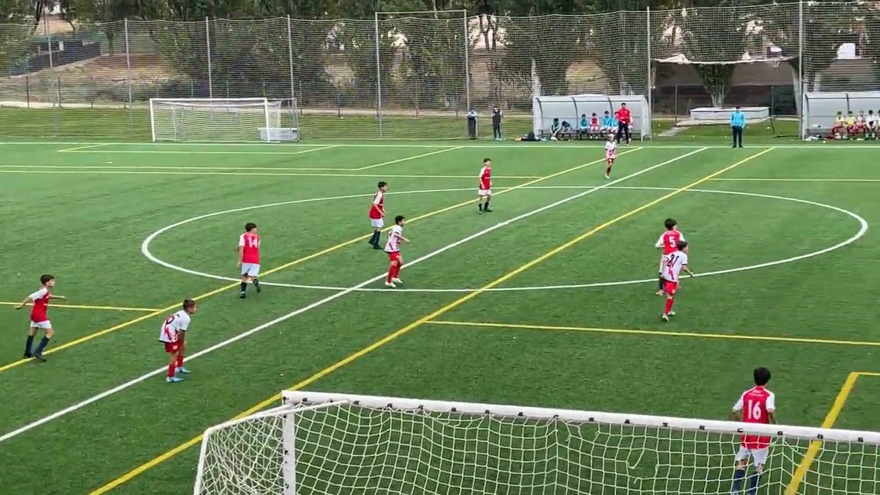 VILLALBILLA CF A (3-0) F RAYO VALLECANO E. Primer tiempo. Infantiles