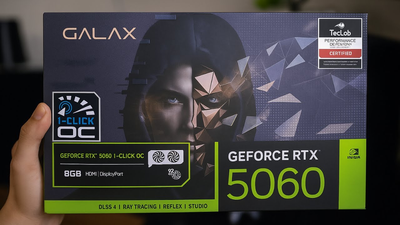 COMPREI A RTX 5060! Unboxing e Instalaçao