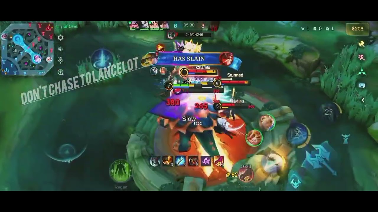 Don't chase to Lancelot/ why? .all know it well