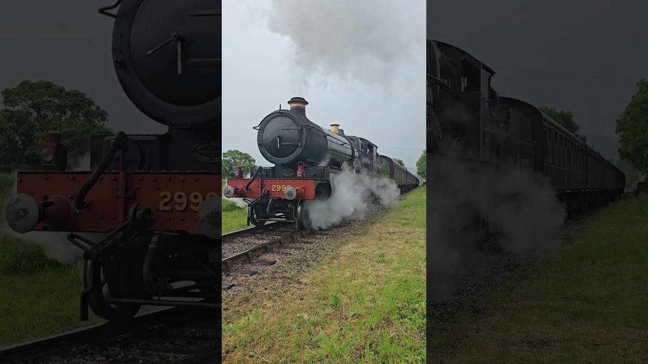 GWR 2999 Lady of Legend Arrives at Dunster Station | West Somerset Railway | 27th May 2025