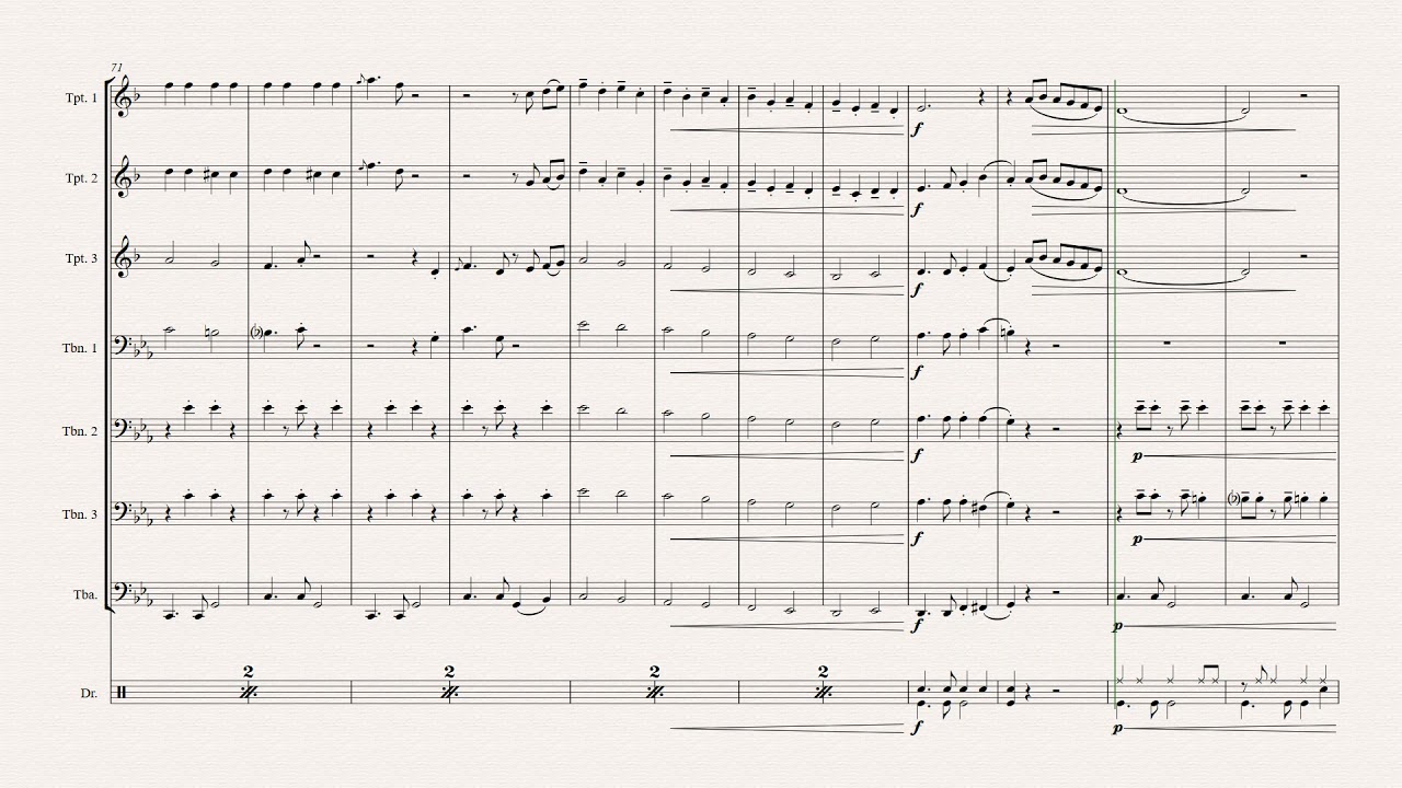El Cumbanchero - Samba - Brass Septet