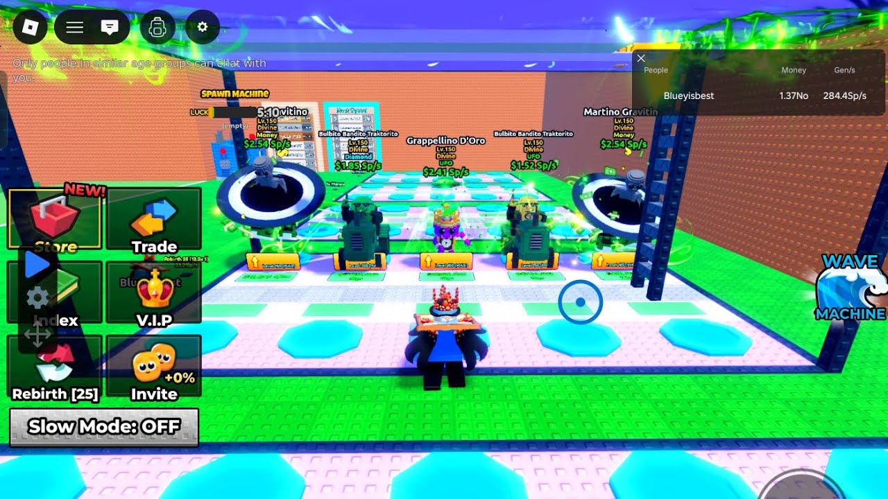 Secret method to get divine in escape tsunami for brainrot💀😮😮