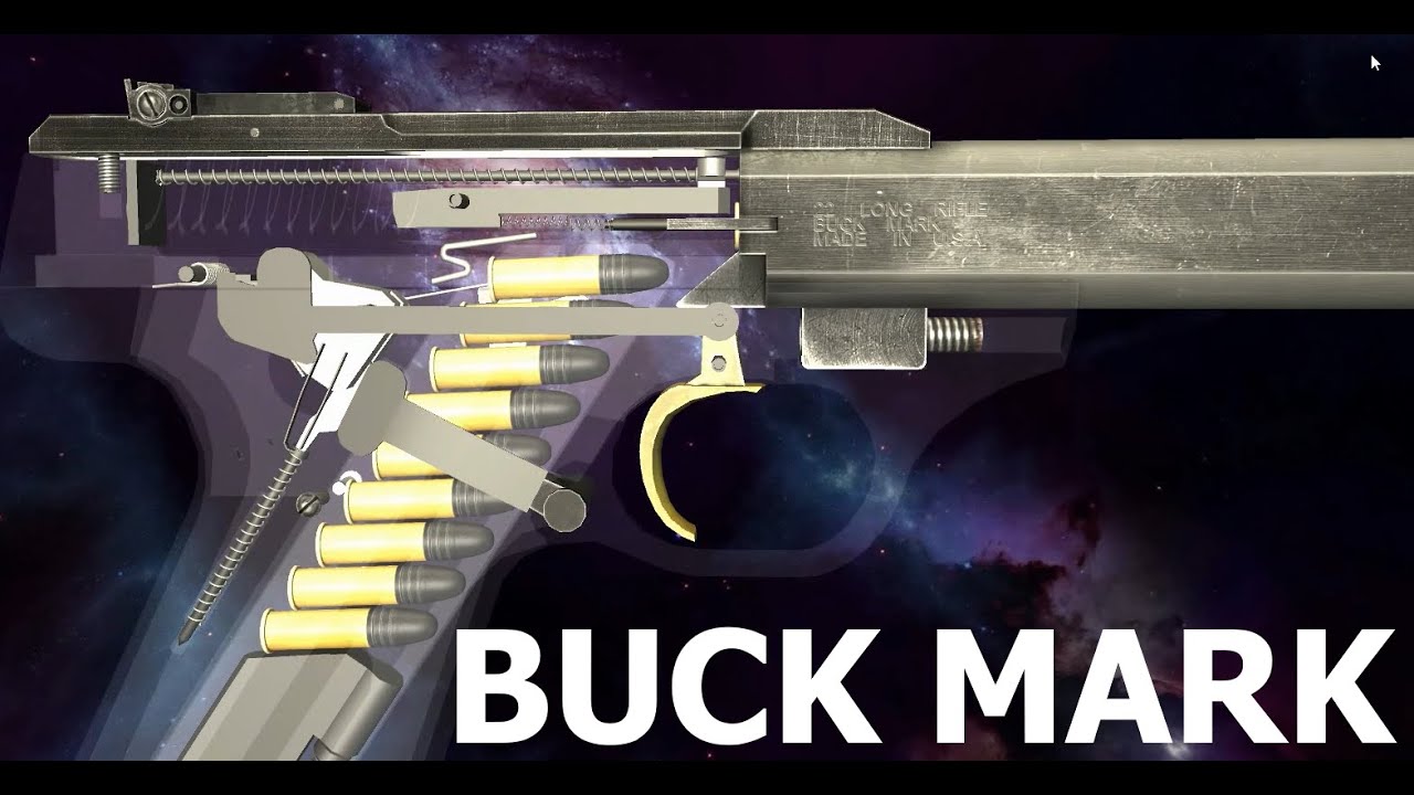How a Browning Buck Mark .22 Pistol Works | Operation and Field Strip | World of Guns
