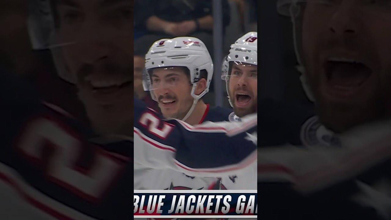 DZIECKO Z RODZINY WYGRYWA MECZ!!! Adam Fantilli wygrywa dla Blue Jackets! 💥🎉