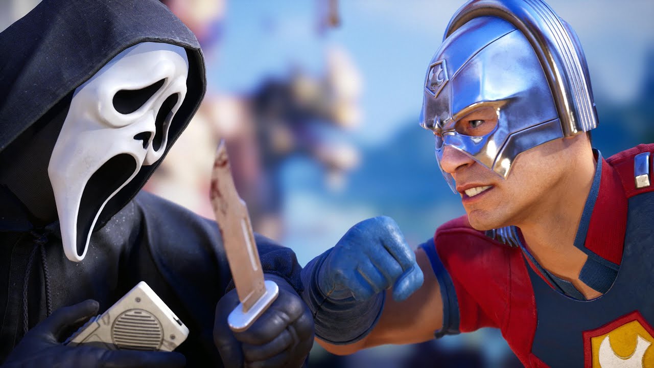 Ghostface Meets Peacemaker | Ghostface Vs Peacemaker All Intro Dialogues - Mortal Kombat 1