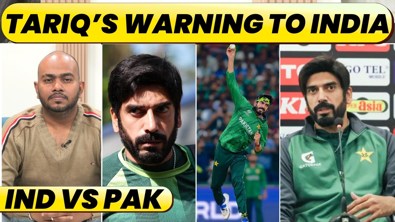 USMAN TARIQ ON HIS ACTION, WARNS INDIAN TEAM. PRESSURE WILL BE ON INDIA. WAR OF WORDS