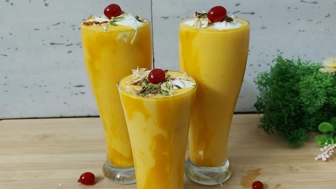 Super tasty Mango milkshake | Quick and healthy Mango shake recipe | mango shake  kaise banaen