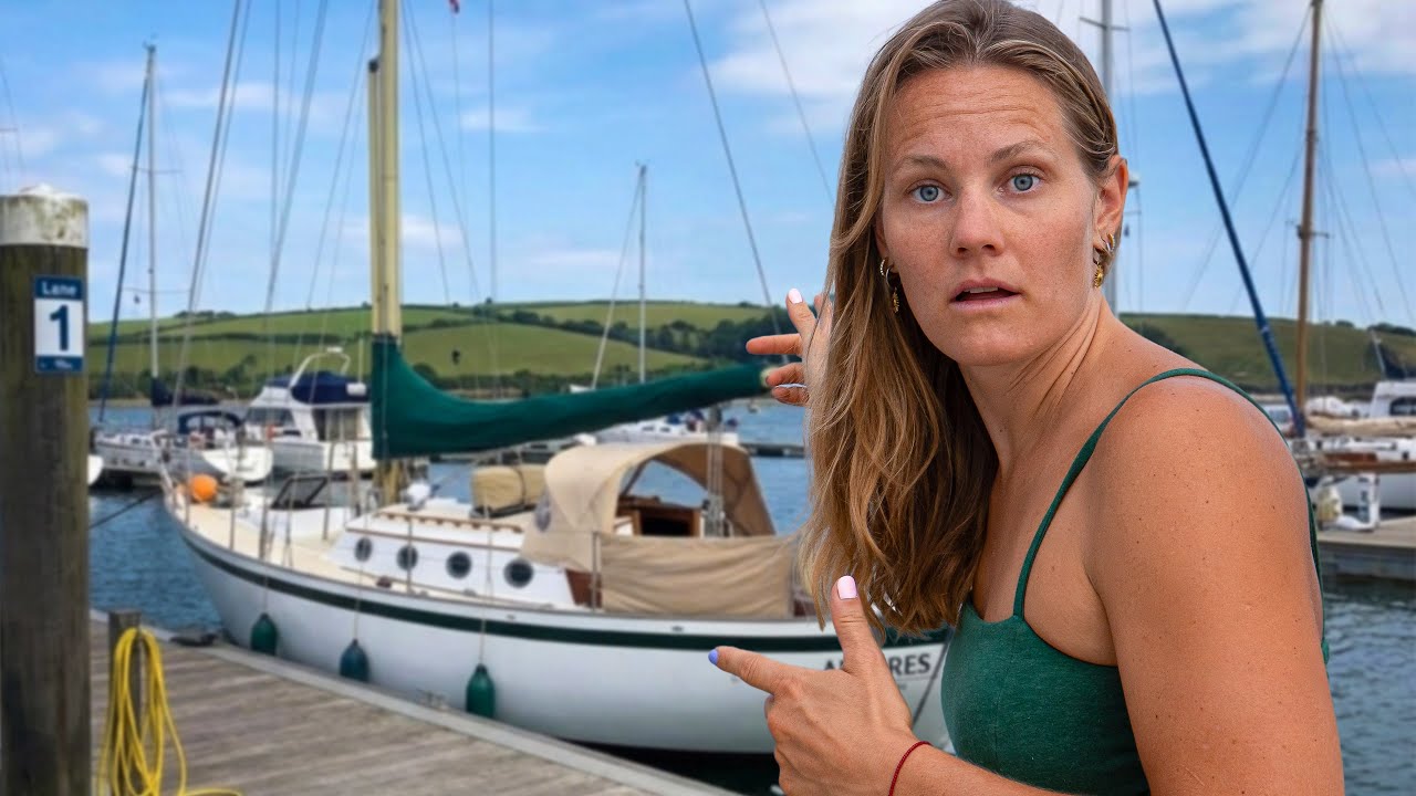 Girl prepping to sail SOLO around the WORLD
