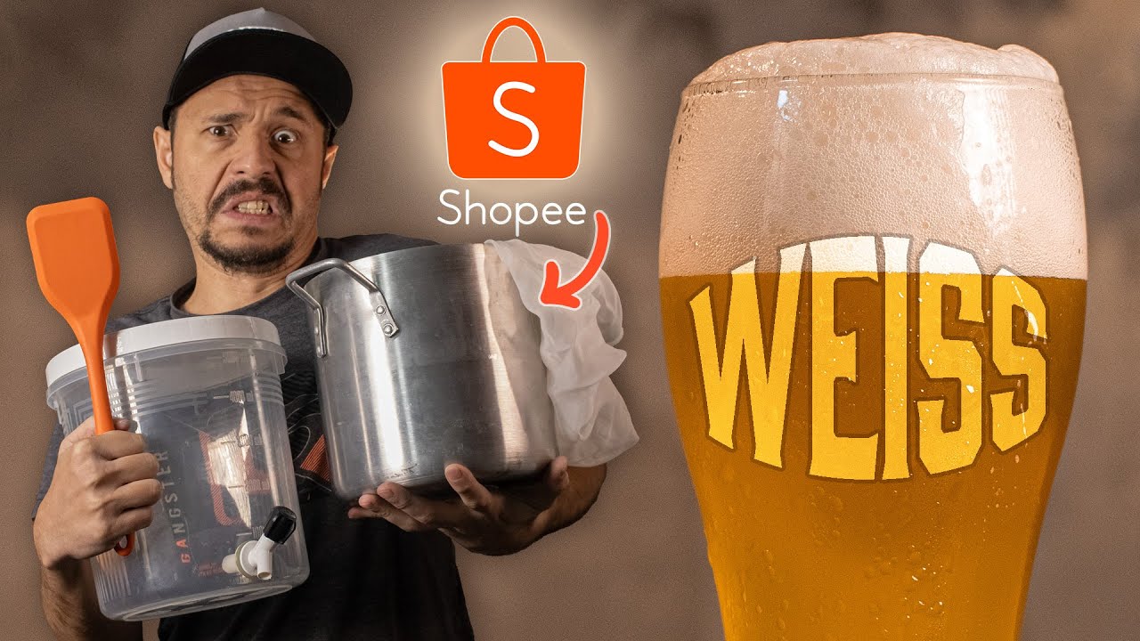 Faça 5L de Cerveja de TRIGO com Equipamentos Simples!