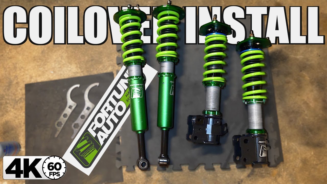 UNBOXING & INSTALLING FORTUNE AUTO COILOVERS