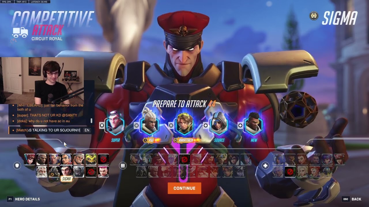 24K DMG! SIGMA PERKS! SUPER PRO SIGMA GAMEPLAY OVERWATCH 2 SEASON 17 TOP 500