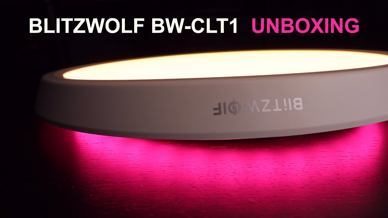 ΛΑΜΠΑ ΟΡΟΦΗΣ BlitzWolf BW-CLT1: Unboxing ρύθμιση και εγκατάσταση