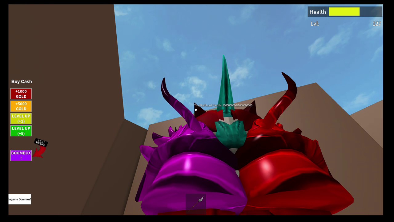 ROBLOX Fight The Monsters : how to get the best weapon (no gamepass) (OUTDATED)