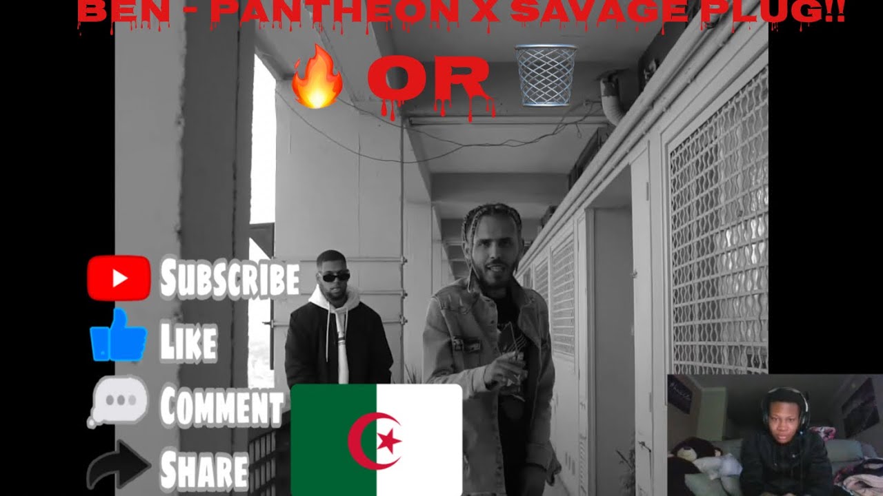 Algerian Rap Reaction BEN - PANTHEON .feat Savage Plug (Official Music Video) | LMERicoTv Reaction