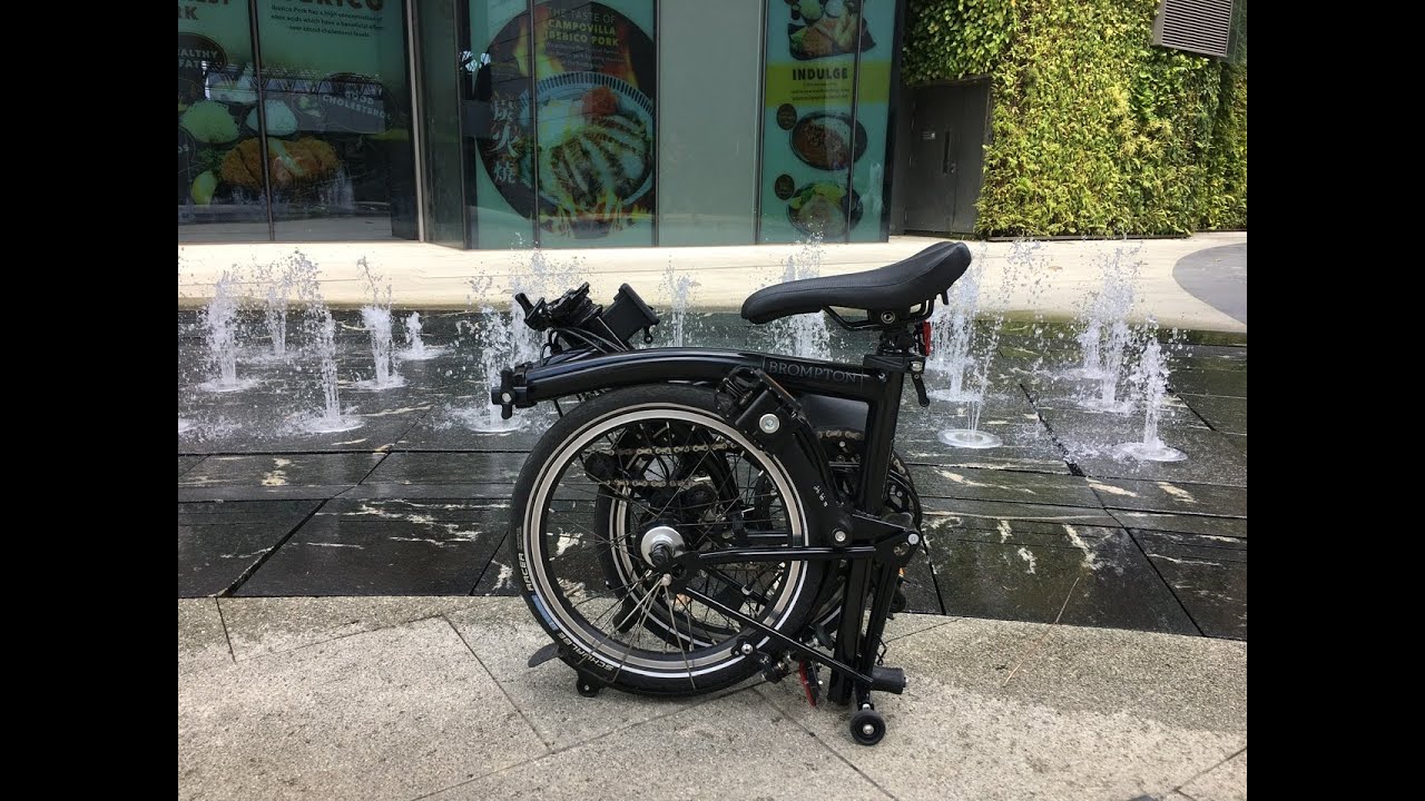 My Brompton M6L Black Edition 2019 Gloss Black Setup