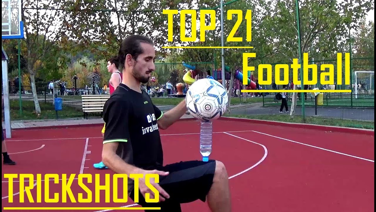 TOP 21 BEST FOOTBALL TRICKSHOTS - #invatafreestyle