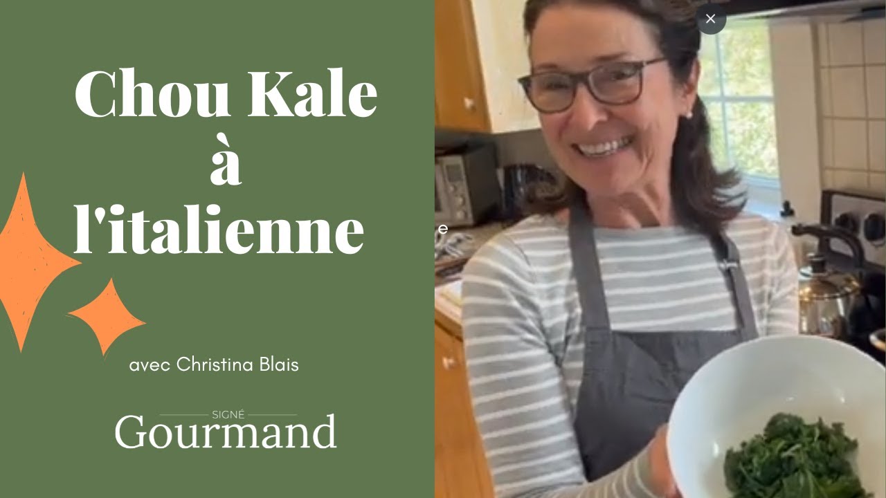 RECETTE DE CHOU FRISÉ (KALE)