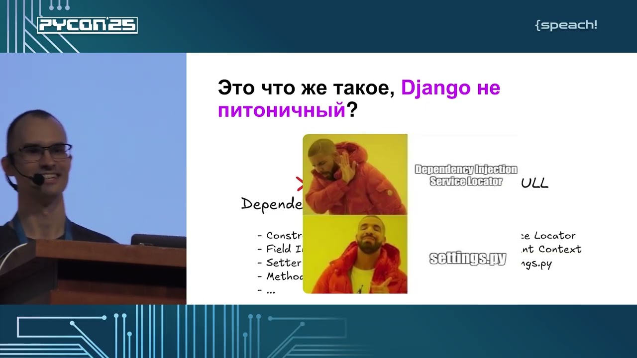 Как в Python применяется инверсия зависимостей. Максим Сахно, Контур