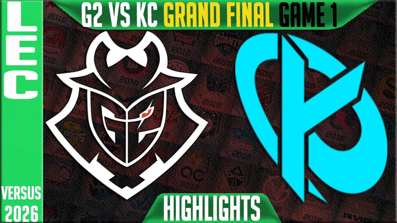 G2 vs KC Highlights Game 1 | LEC Playoffs 2026 GRAND FINAL | G2 Esports vs Karmine Corp G1
