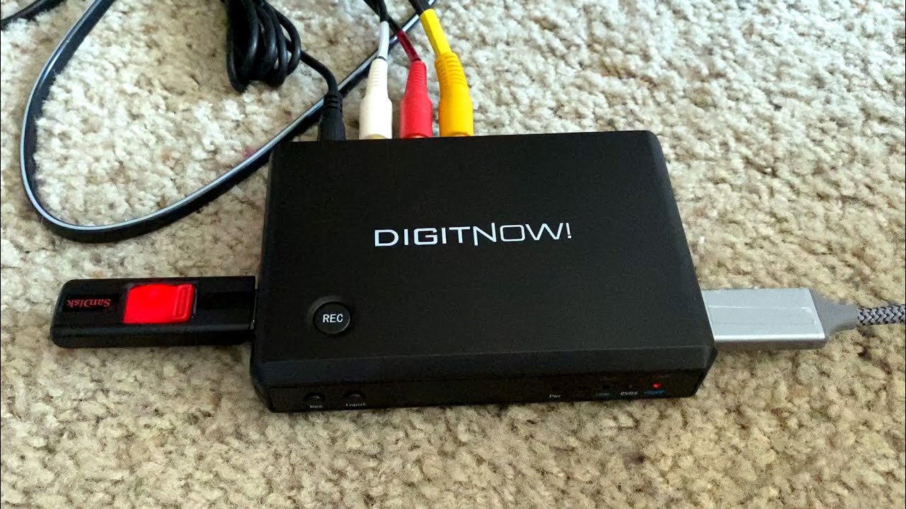 DIGITNOW! Capture Device Used to Digitize VHS Tape