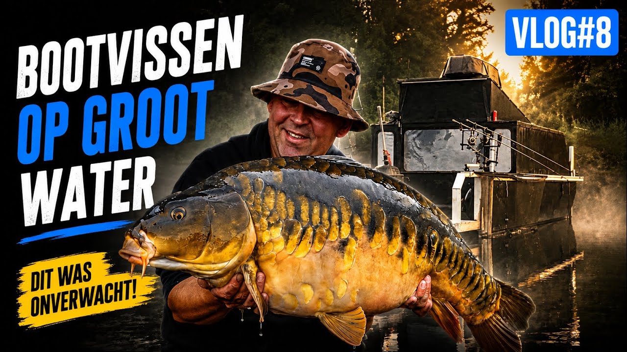 BOOTVISSEN OP GROOT WATER MET SUCCES! #VLOG8