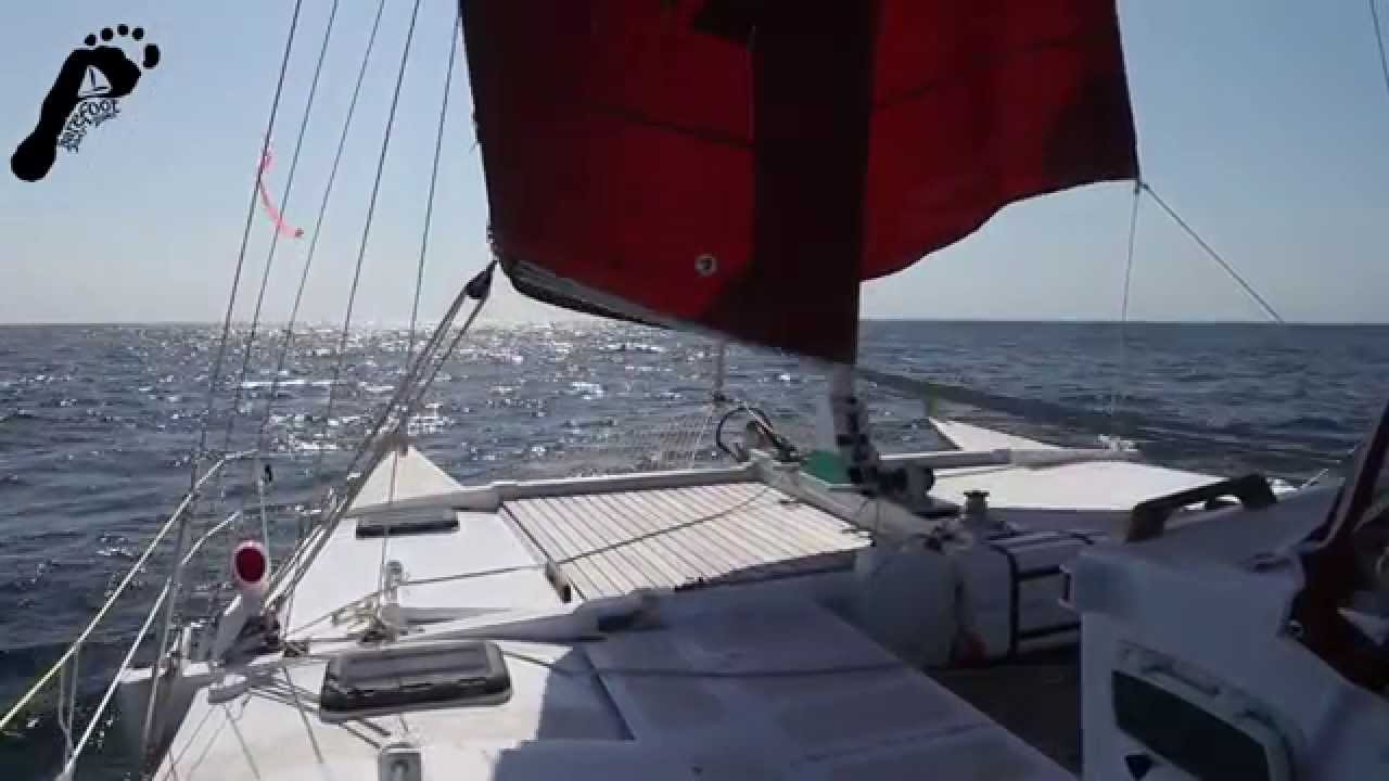 Barefoot Boat Bums Sailing 'Gleda' Wharram tiki 38 Episode 1
