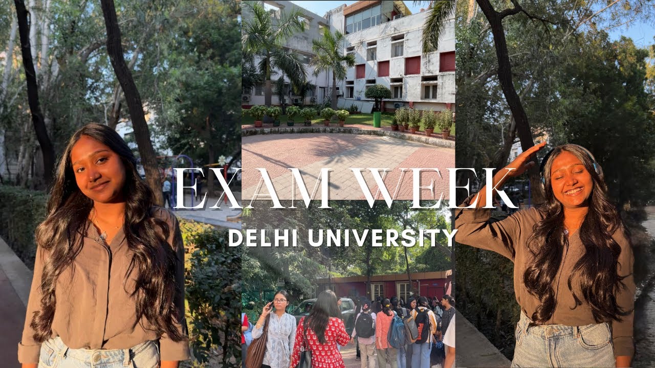 Delhi University Mid Sem Exams | DRC | Mymusings #delhiuniversity #exams 
