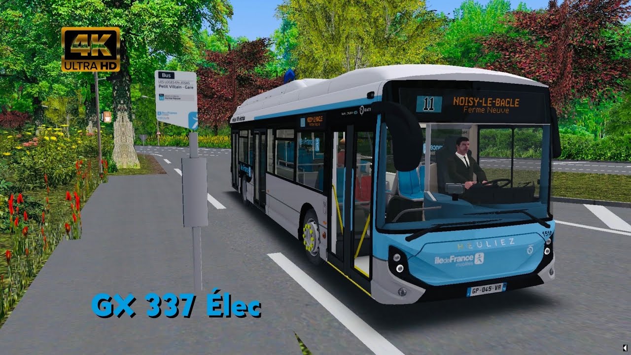 OMSI 2 - Ligne 11 en HeuliezBus GX 337 Elec IDFM - Grand Paris-Moulon