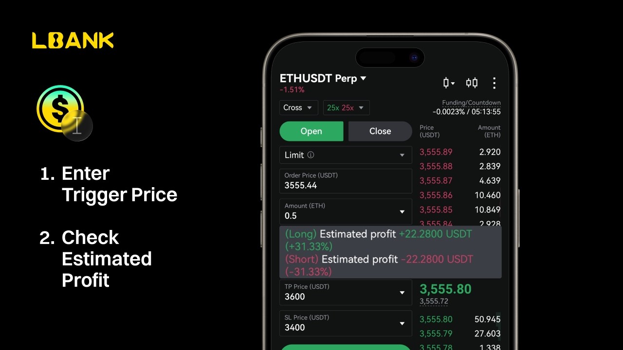 LBank App TP/SL Made Easy | Futures Take Profit & Stop Loss Tutorial
