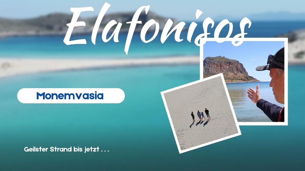 Monemvasia/Elafonisos/Simos Beach/mit dem Wohnmobil/Reisefamilie
