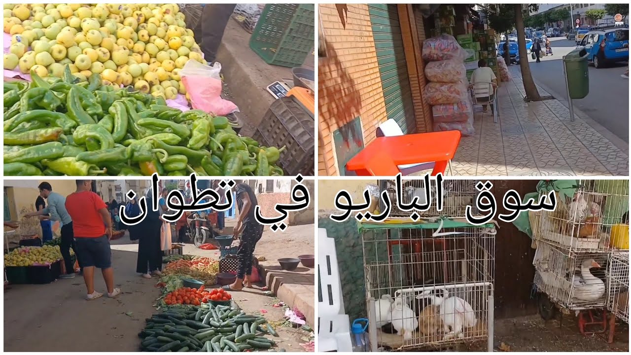 جولة في سوق الباريو في مدينة تطوان😍❣️