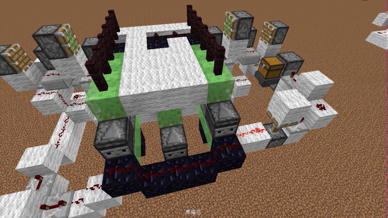 【Minecraft】荷物用エレベーターの作り方