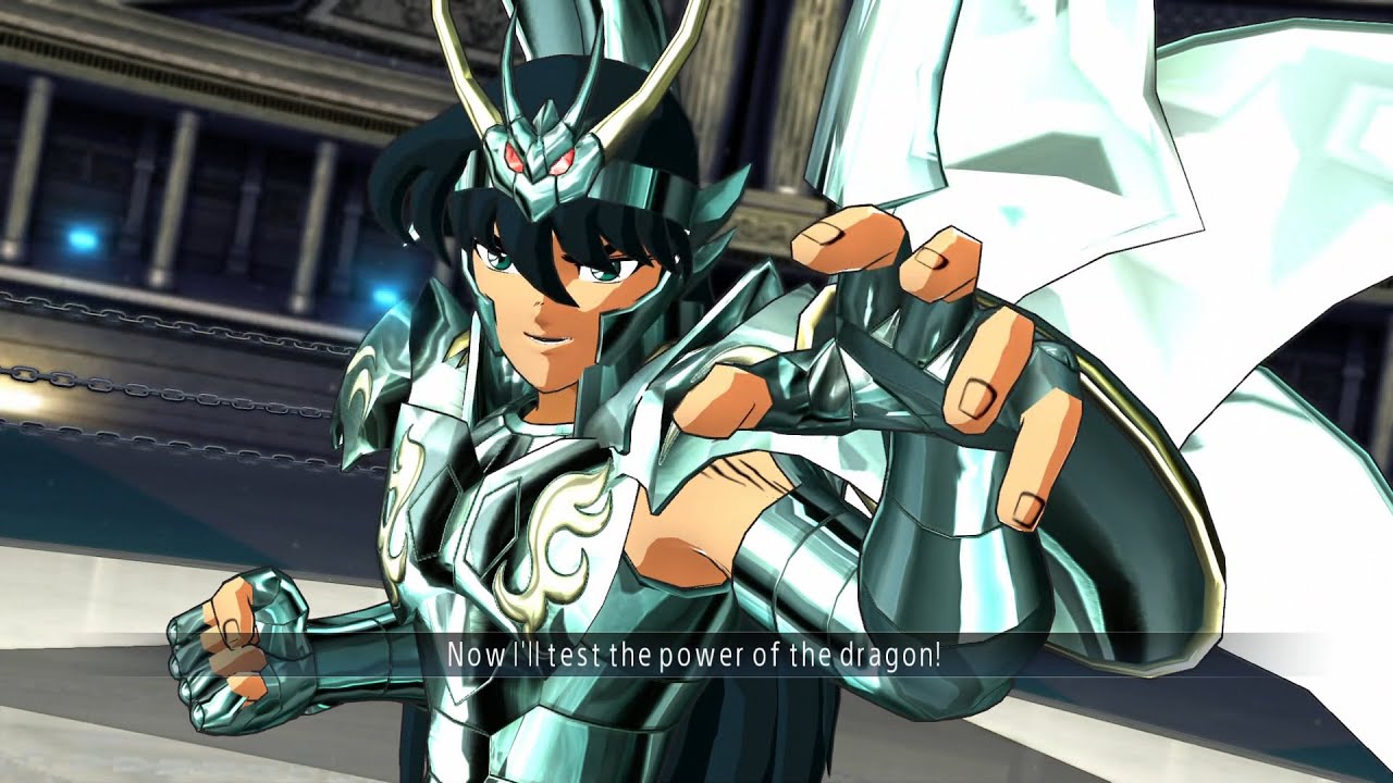 Saint Seiya Soldier's Soul: Dragon Shiryu God Cloth Moveset Gameplay [PS4] (English)