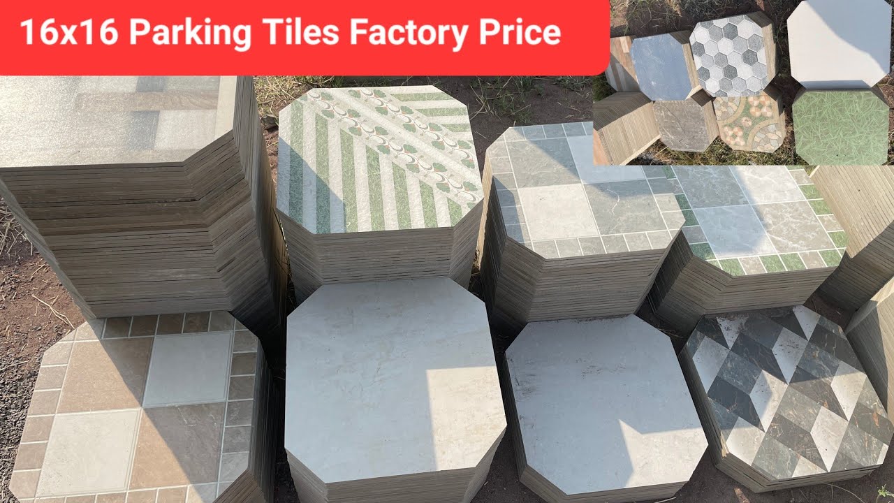 Parking Tiles Design 16x16 | Design Tiles Price Morbi Company |