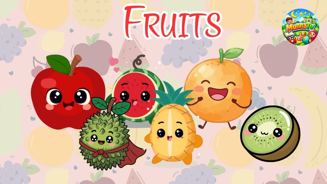 Fruits Name English to Hindi | बच्चों के लिए फलों के नाम |  Fruits Name for Kids   #fruits
