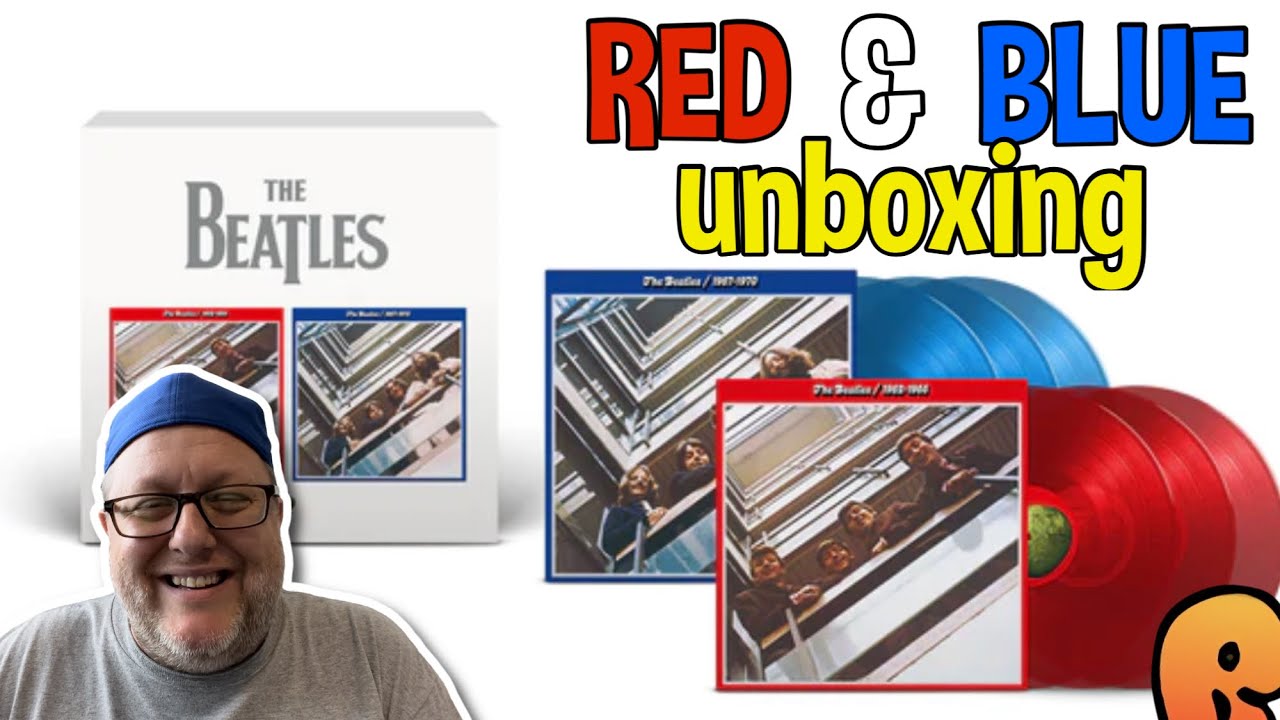 НОВЫЙ набор Beatles Red & Blue Box Set 2023 — распаковка и обзор! #beatles #vinyl