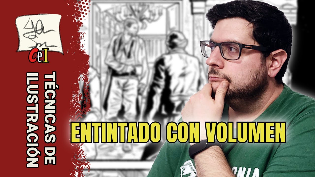 ¿Cómo dar PROFUNDIDAD en el ENTINTADO de CÓMIC o ILUSTRACIÓN?