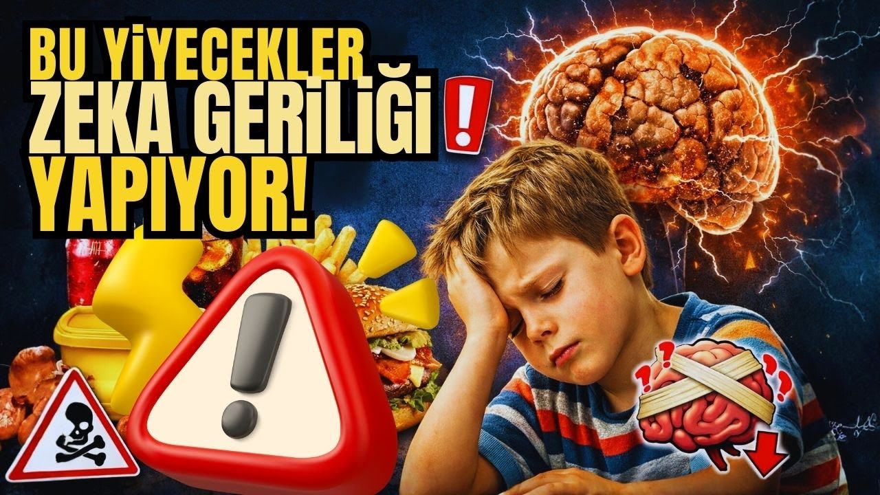 Beyin Sisini Tetikleyen Yiyecekler: Çocuklarda Odak ve Hafızayı Bozan 5 Alışkanlık