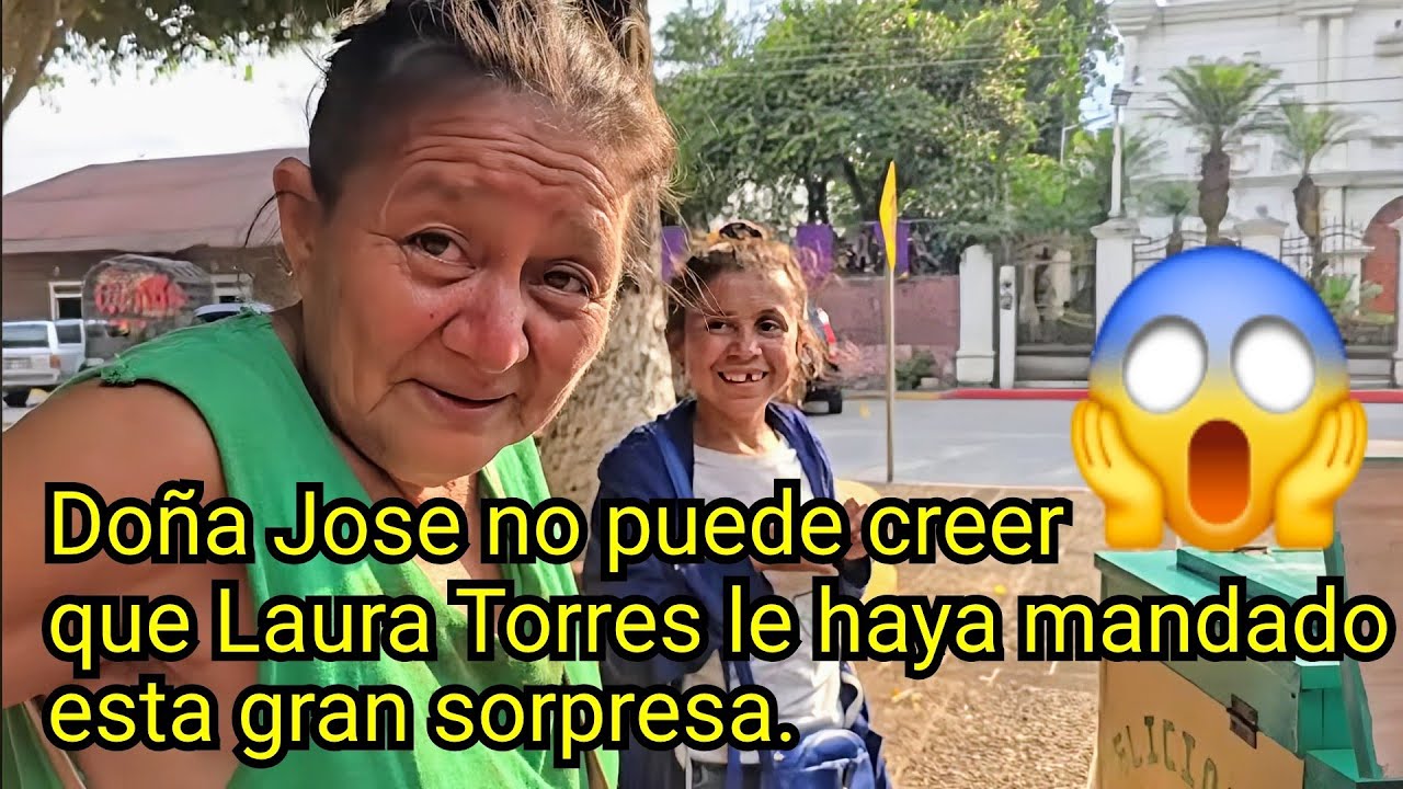 😱DO&Ntilde;A JOSE NO PUEDE CREER QUE LAURA TORRES LE HAYA MANDADO ESTA GRAN SORPRESA.😱