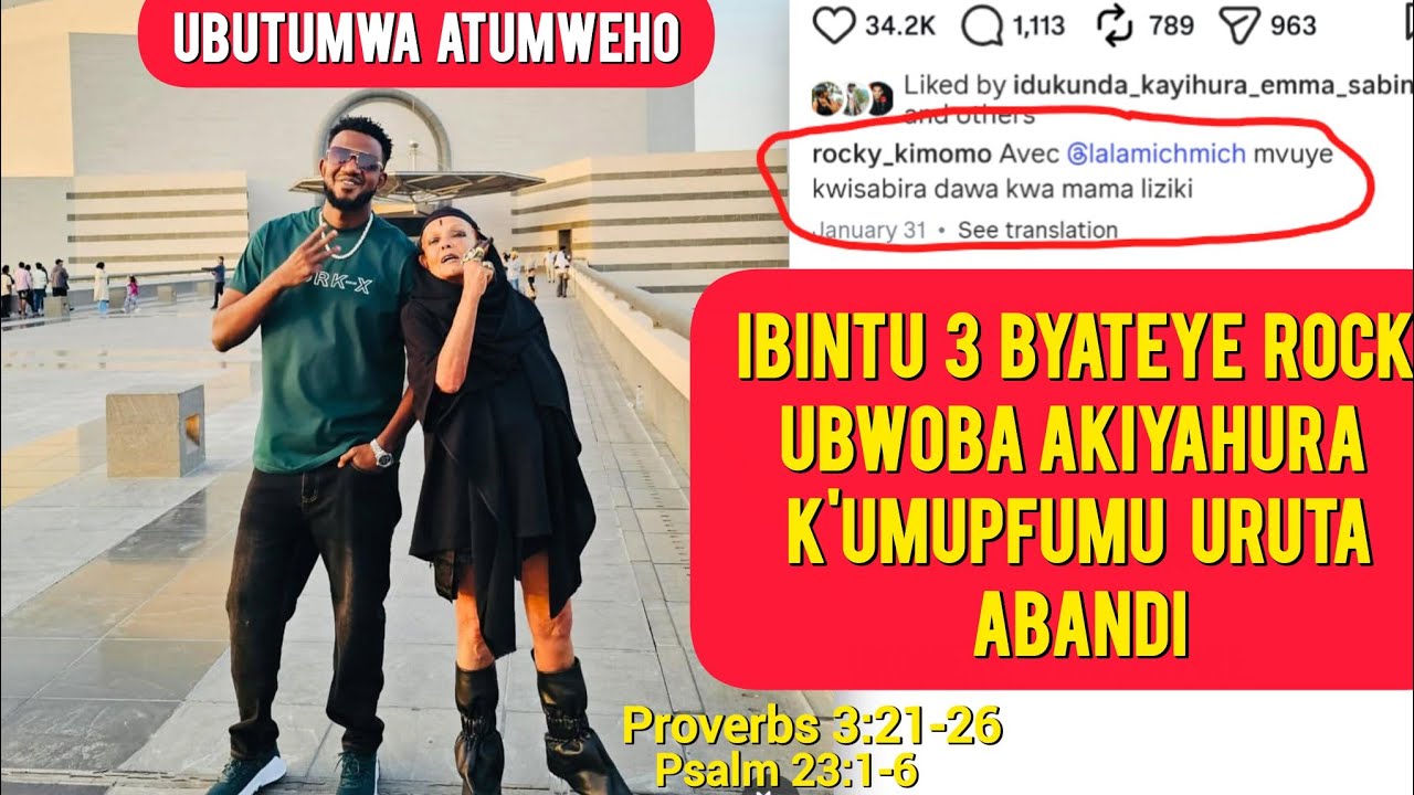 ROCK KIMOMO🚨IBINTU🚨3😭BYAMUTEYE UBWOBA😭AKISHYIRA💔K'UMUPFUMU URUTA ABANDI😔IMANA IMUTUMYEHO,BYAMUKIZA