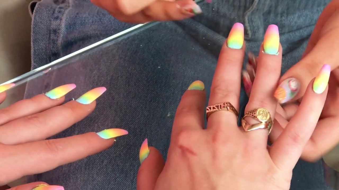Rainbow Nail Tutorial with Anouska Anastasia