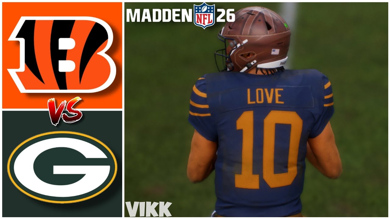 Bengals vs Packers Week 6 Simulation (Madden 26)