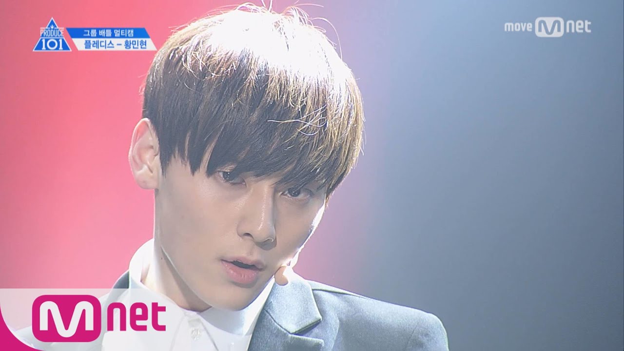 PRODUCE 101 season2 [단독/직캠] 일대일아이컨택ㅣ황민현 - 슈퍼주니어 ♬Sorry Sorry_2조 @그룹배틀 170421 EP.3